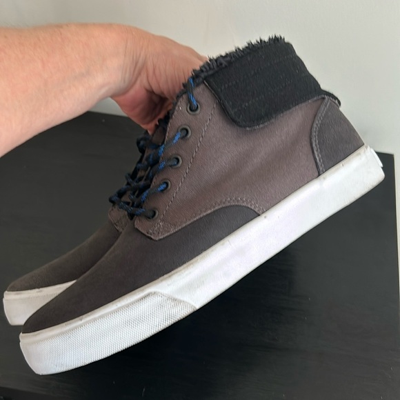 Supra Grey Suede High Top Men’s Sneakers Size 10 Skate Shoes - Picture 12 of 16